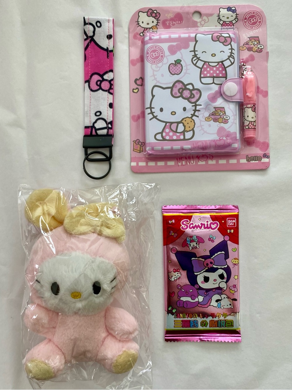 Hello Kitty Kids Accessory Set with Plush Toy